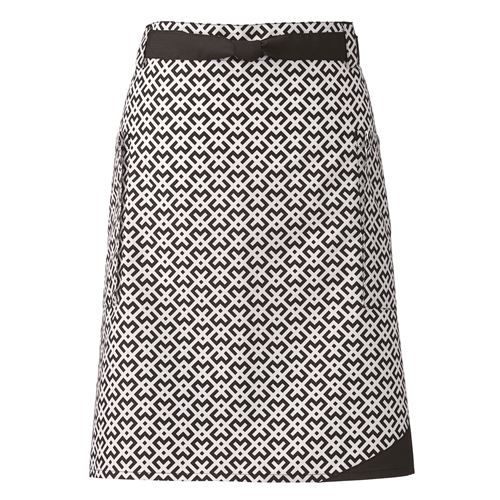 腰下エプロン【幾何柄】業務用/新品