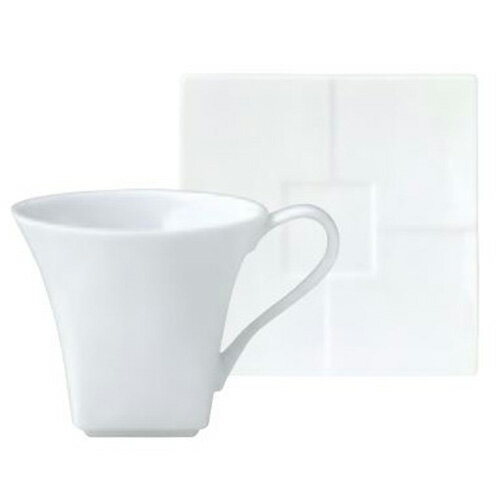 ミヤマ　コーヒーカップ&ソーサーセット　カップ径83×幅105×高さ73（mm）/ソーサー径130×高さ15(mm）/プロ用/新品