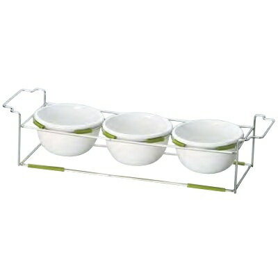 ボール ワイヤースタンドセット with ボール15cm（磁器）＿グリーン Banquetware/B/業務用/新品/小物送料対象商品