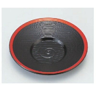 茶托 4寸乱筋茶托 黒朱ライン/業務用/新品/小物送料対象商品