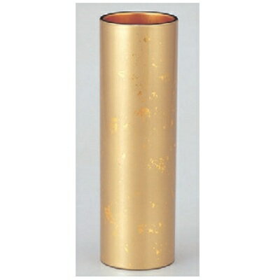 花器 円筒花瓶色紙金箔 高さ273mm×直径:86/業務用/新品