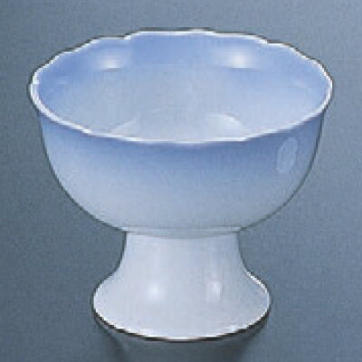 珍味 高台珍味(小)淡青ぼかし 高さ66mm×直径:83/業務用/新品 /テンポス