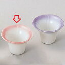 珍味 朝顔珍味入れ(大)ピンク 高さ45mm×直径:65 /業務用/新品