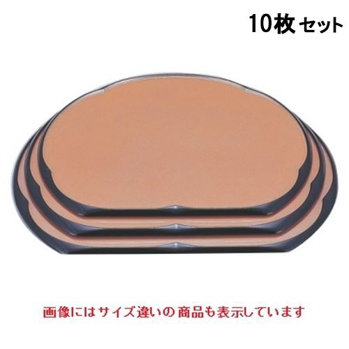 【10セット】半月盆 新梅型半月盆明星塗尺2寸 /業務用/新品/送料無料