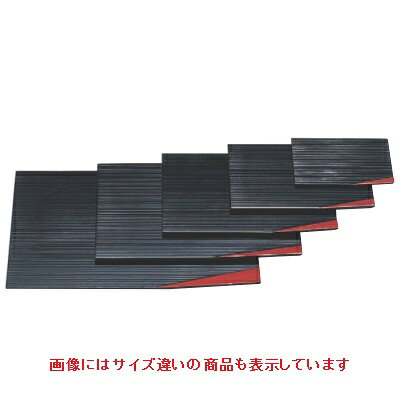 お盆 千筋隅折盆黒渕朱尺2寸 /業務用/新品/小物送料対象商品