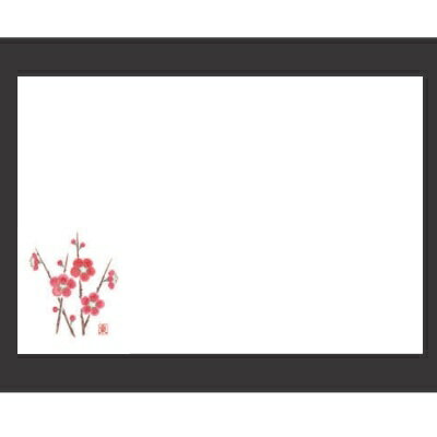 敷紙 尺3寸長手和紙敷マット(100枚単位)梅(2月～4月) 幅380 奥行260/業務用/新品/小物送料対象商品