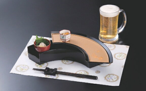 厨房機器と店舗用品 TENPOSの敷紙 尺3寸長手和紙敷マット(100枚単位)四季 幅380 奥行260/業務用/新品/小物送料対象商品｜アングル2