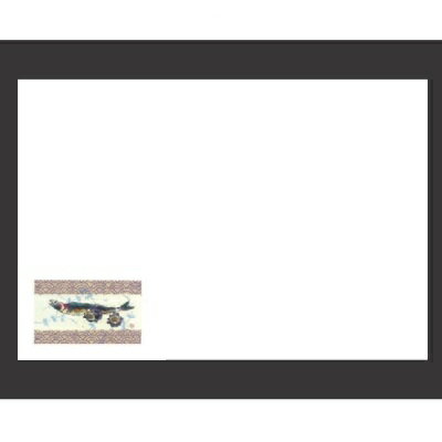 敷紙 尺3寸長手和紙敷マット(100枚単位)鮎(6月～8月) 幅380 奥行260/業務用/新品/小物送料対象商品