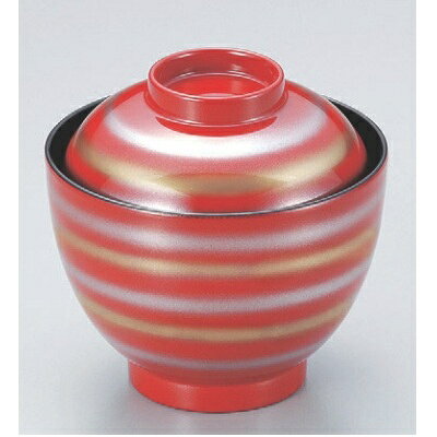 Other - 小吸椀 2.8寸玉子椀朱金銀ライン 高さ62 直径:83/業務用/新品/小物送料対象商品