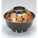 小吸椀 4寸羽反吸椀黒金桜 漆器 高さ57 直径:119/業務用/新品/小物送料対象商品