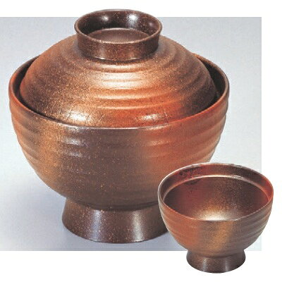 Japanese Soup Bowls - 小吸椀 3.5寸平筋吸椀陶彩 漆器/業務用/新品/小物送料対象商品