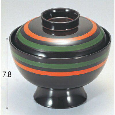 Other - 小吸椀 高仙才吸椀うるみ朱緑線引 漆器/業務用/新品/小物送料対象商品