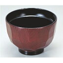 汁椀 3.2寸亀甲汁椀溜内黒 漆器 高さ68 直径:96/業務用/新品/小物送料対象商品