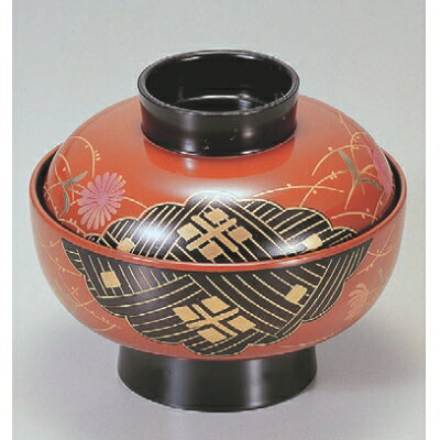 小吸椀 古代吸椀古代朱正方寺本漆塗蒔絵 漆器/業務用/新品/小物送料対象商品