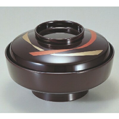 煮物椀 5寸天竜寺椀溜花帯 漆器/業務用/新品/小物送料対象商品