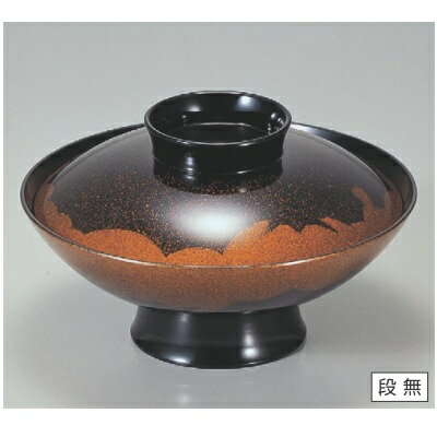 煮物椀 5.5寸小槌煮物椀雲梨地 漆器 高さ66 直径:166/業務用/新品/小物送料対象商品/テンポス