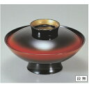 煮物椀 5.5寸小槌煮物椀朱ぼかしつば金 漆器 高さ66 直径:166/業務用/新品/小物送料対象商品