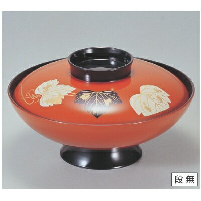 煮物椀 6寸小槌煮物椀朱ツタ 漆器/業務用/新品/小物送料対象商品