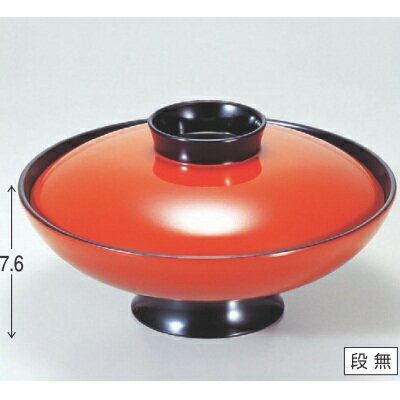 煮物椀 7寸小槌煮物椀朱 漆器/業務用/新品/小物送料対象商品