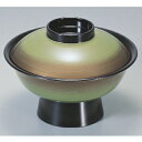 丼碗 6寸大名椀緑金かすみ 漆器 高さ88 直径:180/業務用/新品/小物送料対象商品