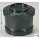 飯碗 竹型飯器グリーン内朱天朱 漆器 高さ80 直径:116/業務用/新品/小物送料対象商品