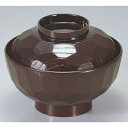 飯碗 4.2寸亀甲飯椀溜内黒塗 漆器 高さ70 直径:133/業務用/新品/小物送料対象商品