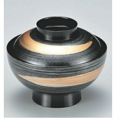 小吸椀 御殿吸椀銀地一筆 漆器 高さ71 直径:120/業務用/新品/小物送料対象商品/テンポス