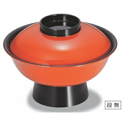 丼碗 7寸大名型丼椀朱つば黒 漆器 高さ102 直径:196/業務用/新品/小物送料対象商品