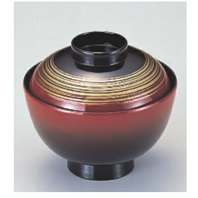 Without Lid - 小吸椀 越前椀朱ぼかし金かすり SH塗 漆器 高さ70 直径:111/業務用/新品/小物送料対象商品