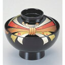 小吸椀 御殿吸椀黒新のし 漆器 高さ71 直径:120/業務用/新品/小物送料対象商品