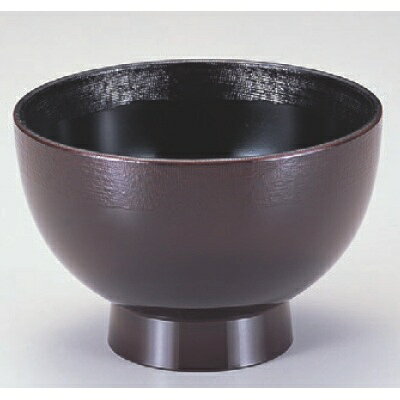 丼碗 4.5寸渕布目高台丼溜 漆器 高さ92 直径:137/業務用/新品/小物送料対象商品