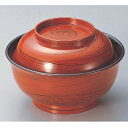 丼碗 美里丼一筆根来 漆器 高さ74 直径:158/業務用/新品/小物送料対象商品