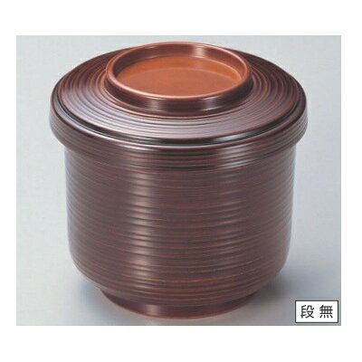 飯碗 荒筋飯器栃内朱 漆器 高さ88 直径:111/業務用/新品/小物送料対象商品