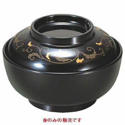 商品情報商品名：B 耐熱観月丼金唐草（ST-3）（身黒）身黒寸法：高さ103×直径157メーカー：若泉漆器お届け数（合計）：1材質・素材：熱硬化性樹脂・メラミン樹脂又はユリア樹脂商品コード：fp1-1-215-11b内容積または内容量：180cc630cc[特記事項]原産国：日本比重が高く重量感がありますが、落とすと割れる事もあり、洗浄機に入れる場合は、ハガレにもご注意下さい。■洗浄機OK配送料について【ご注意】画面上の色はブラウザやご使用のパソコンの設定により実物と異なる場合があります。