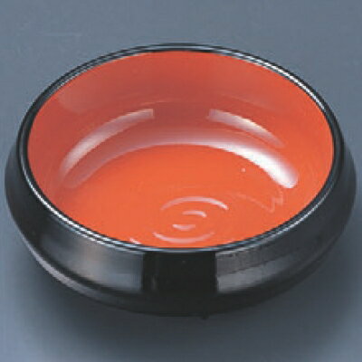 松花堂 タイコ丸鉢黒内朱天黒 高さ39 直径:110/業務用/新品/小物送料対象商品(3)