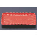 松花堂 菊型長角皿黒内朱 幅230 奥行112 高さ23/業務用/新品/小物送料対象商品(3)