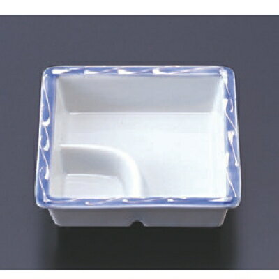 松花堂 ゴス一珍仕切付鉢 幅110 奥行110 高さ35/業務用/新品/小物送料対象商品