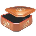 寿司桶 D.X扇面ちらし梨地萩 幅224 奥行147 高さ70/業務用/新品/小物送料対象商品