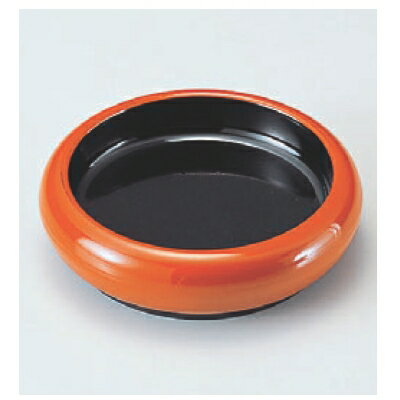 小皿 D.Xタイコ型のぞき 朱内黒 高さ25 直径:95 回転寿司皿/業務用/新品/小物送料対象商品/テンポス