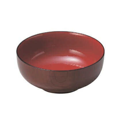 大鉢 6寸平木目鉢 栃内朱 /プロ用/新