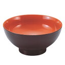 丼 6寸乱筋木目丼新溜内朱 /業務用/新品/小物送料対象商品(3)