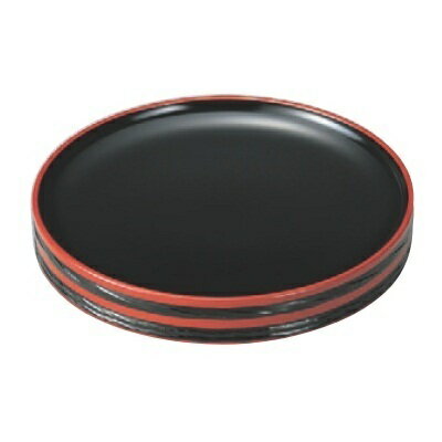 そば器 樽型そば皿朱帯黒(底板付)本体 /プロ用/新品/小物送料対象商品