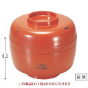 そば弁当 (大)ナツメ弁当根来内朱1段(蓋・下段) 高さ100 直径:125/業務用/新品/小物送料対象商品