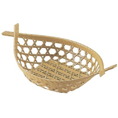 かご 両舟かご白木 幅253 奥行148 高さ70 /業務用/新品 /テンポスのサムネイル