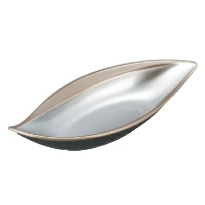 盛器 (小)しずく鉢銀紗裏黒塗 幅268 奥行125 高さ42 /業務用/新品/小物送料対象商品