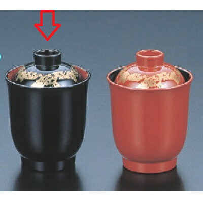 Small Bowls - 珍味 百合ミニ椀黒金かすり 高さ67 直径:52 /業務用/新品/小物送料対象商品