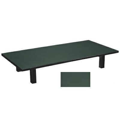 座卓 メラミン グリーン(折足) グリーン 幅900 奥行900 高さ325/業務用/新品