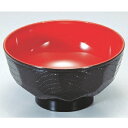 4寸 亀甲汁椀 黒内朱(受注生産品) (10個入) /業務用/新品/小物送料対象商品