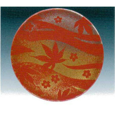 回転寿司皿 立田川 赤/業務用/新品/小物送料対象商品