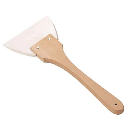 木柄三角シリコンゴムヘラ 長柄 特大 /業務用/新品/小物送料対象商品